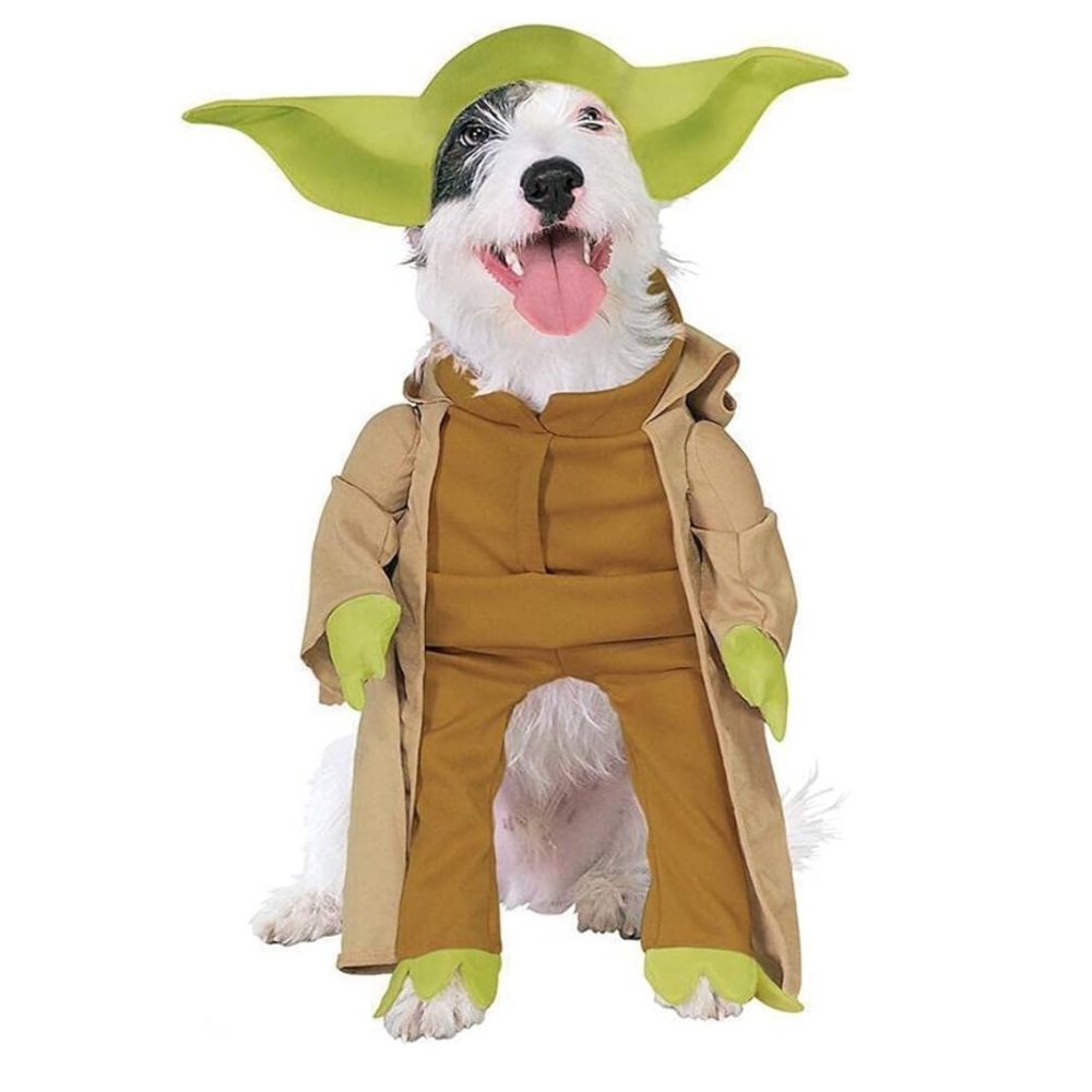 Star Wars Yoda Dog Outfit - Green and Tan